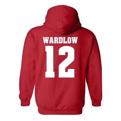 Wisconsin - NCAA Women's Volleyball : Natalie Wardlow - Classic Shersey Hooded Sweatshirt-1