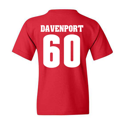 Wisconsin - NCAA Football : Nolan Davenport - Classic Shersey Youth T-Shirt-1