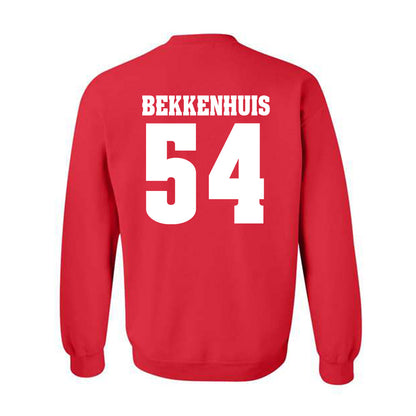 Wisconsin - NCAA Football : Brady Bekkenhuis - Classic Shersey Crewneck Sweatshirt-1
