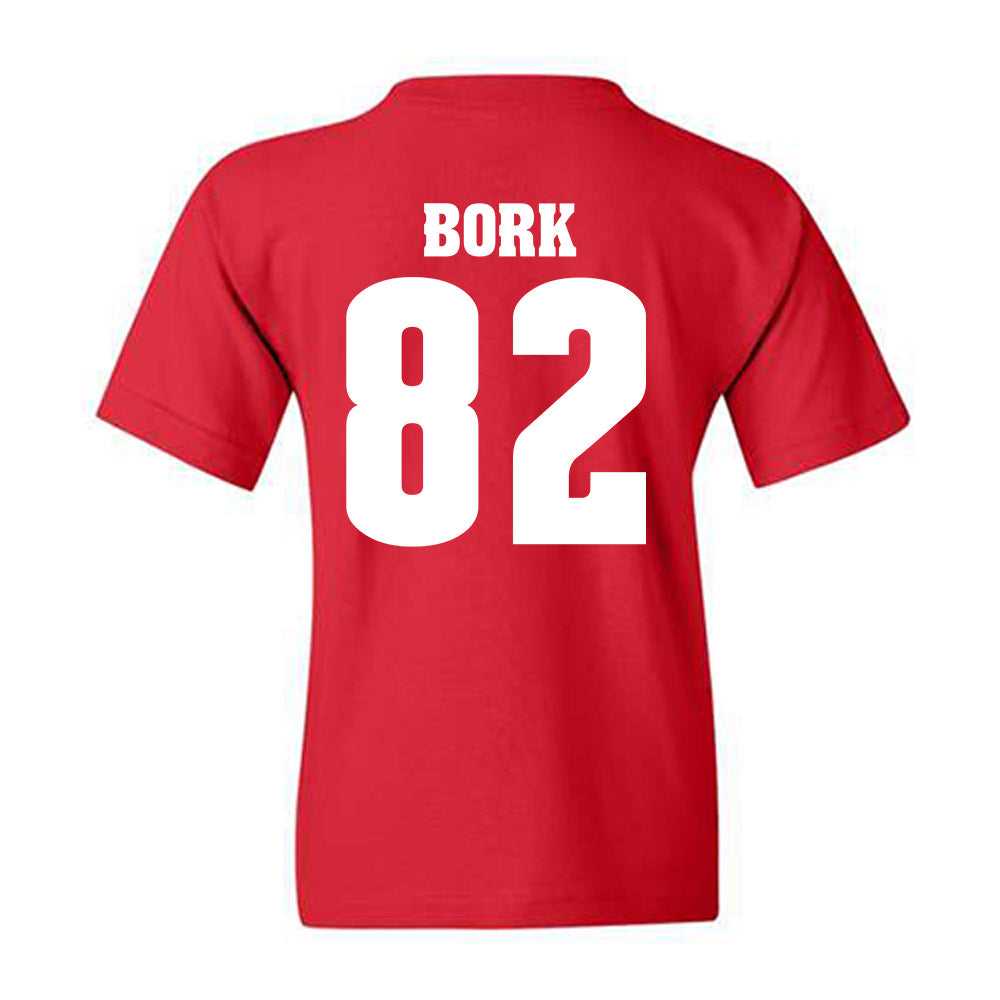 Wisconsin - NCAA Football : Emmett Bork - Classic Shersey Youth T-Shirt-1