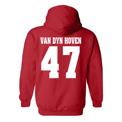 Wisconsin - NCAA Football : Evan Van Dyn Hoven - Classic Shersey Hooded Sweatshirt-1