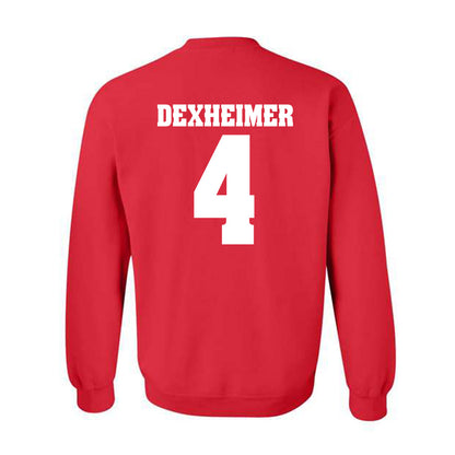 Wisconsin - NCAA Men's Ice Hockey : Ben Dexheimer - Classic Shersey Crewneck Sweatshirt-1
