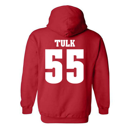 Wisconsin - NCAA Men's Ice Hockey : Oliver Tulk - Classic Shersey Hooded Sweatshirt-1