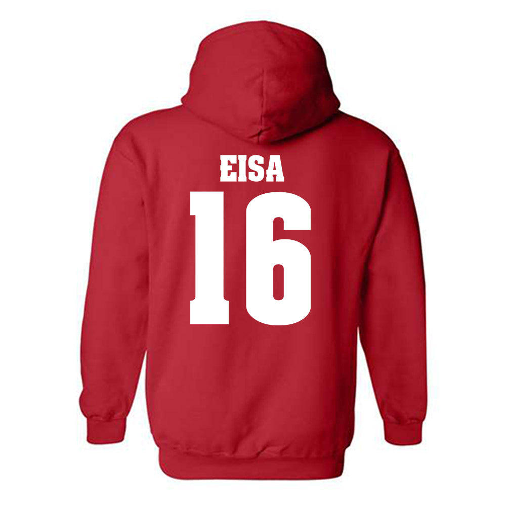 Wisconsin - NCAA Men's Soccer : Roman Eisa - Classic Shersey Hooded Sweatshirt-1
