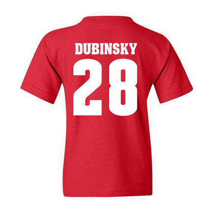 Wisconsin - NCAA Men's Ice Hockey : Aiden Dubinsky - Classic Shersey Youth T-Shirt-1