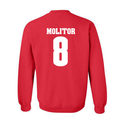 Wisconsin - NCAA Softball : Kylee Molitor - Classic Shersey Crewneck Sweatshirt-1