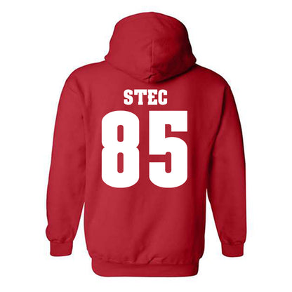 Wisconsin - NCAA Football : Grant Stec - Classic Shersey Hooded Sweatshirt-1