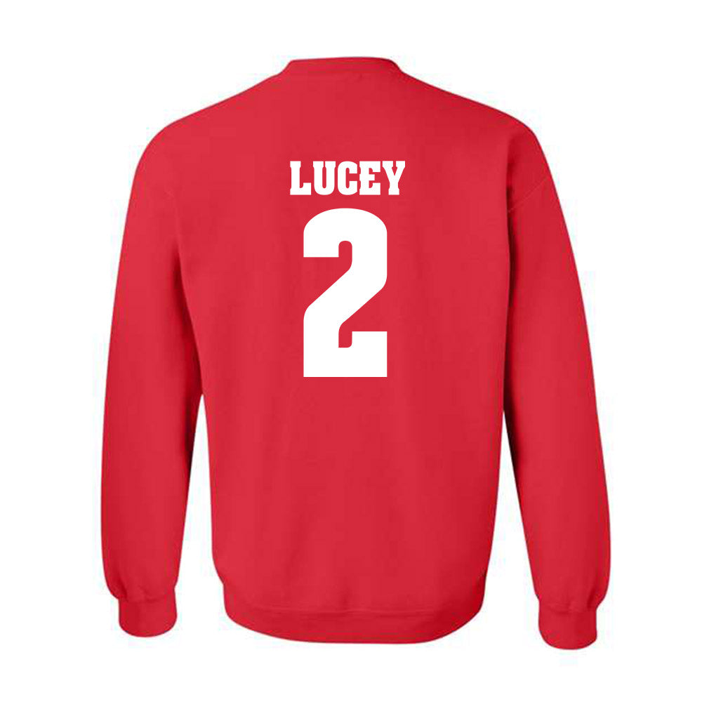 Wisconsin - NCAA Softball : Danielle Lucey - Classic Shersey Crewneck Sweatshirt-1