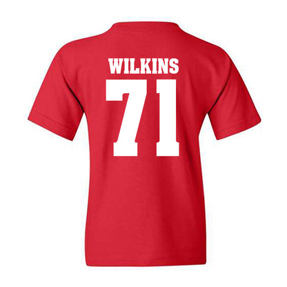Wisconsin - NCAA Football : Pj Wilkins - Classic Shersey Youth T-Shirt-1