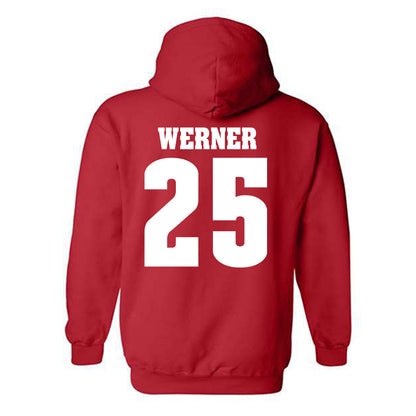 Wisconsin - NCAA Softball : Madison Werner - Classic Shersey Hooded Sweatshirt-1