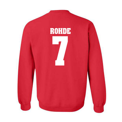Wisconsin - NCAA Men's Basketball : Andrew Rohde - Classic Shersey Crewneck Sweatshirt-1