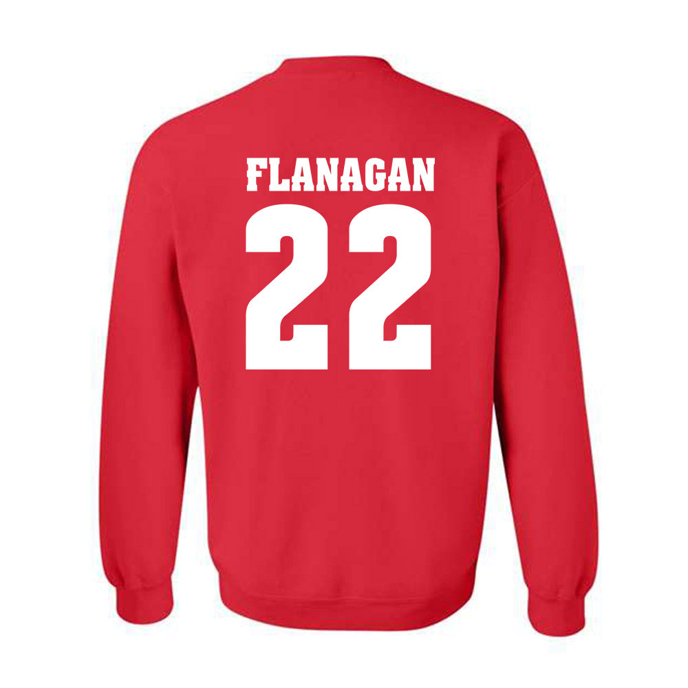 Wisconsin - NCAA Women's Volleyball : Audrey Flanagan - Classic Shersey Crewneck Sweatshirt-1