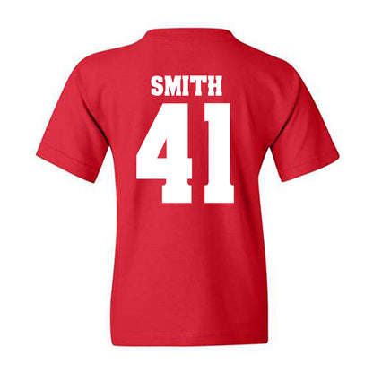Wisconsin - NCAA Football : McCoy Smith - Classic Shersey Youth T-Shirt-1