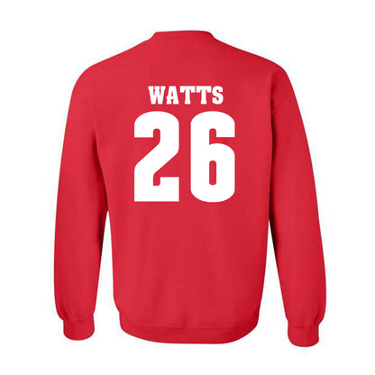 Wisconsin - NCAA Football : Kahni Watts - Classic Shersey Crewneck Sweatshirt-1