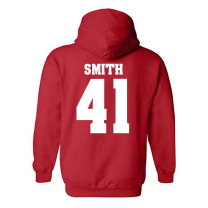 Wisconsin - NCAA Football : McCoy Smith - Classic Shersey Hooded Sweatshirt-1
