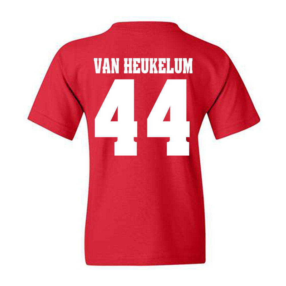 Wisconsin - NCAA Men's Soccer : Luke Van Heukelum - Classic Shersey Youth T-Shirt-1