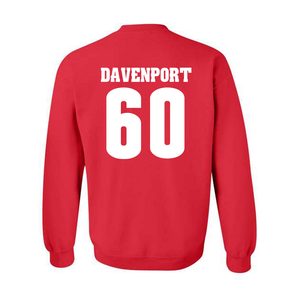 Wisconsin - NCAA Football : Nolan Davenport - Classic Shersey Crewneck Sweatshirt-1