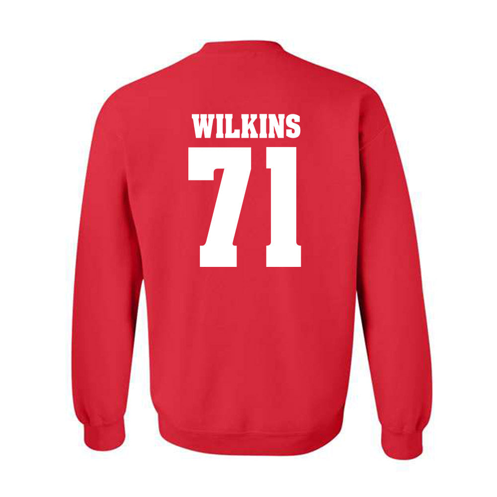 Wisconsin - NCAA Football : Pj Wilkins - Classic Shersey Crewneck Sweatshirt-1