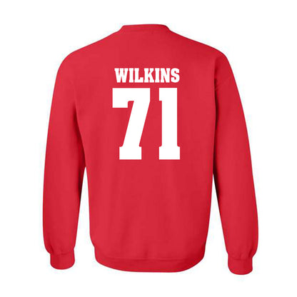 Wisconsin - NCAA Football : Pj Wilkins - Classic Shersey Crewneck Sweatshirt-1