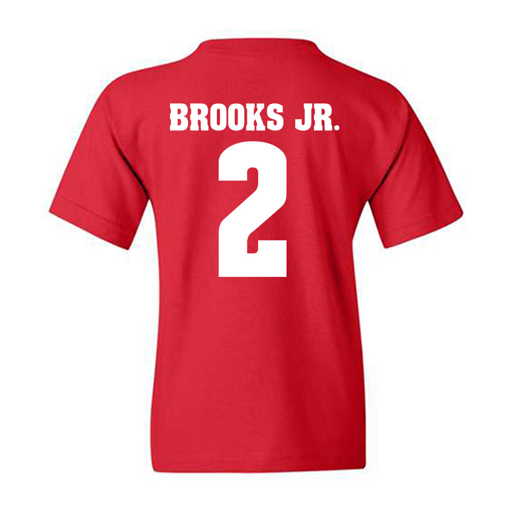 Wisconsin - NCAA Football : Chris Brooks Jr. - Classic Shersey Youth T-Shirt-1