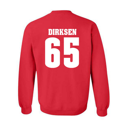 Wisconsin - NCAA Football : Aiden Dirksen - Classic Shersey Crewneck Sweatshirt-1
