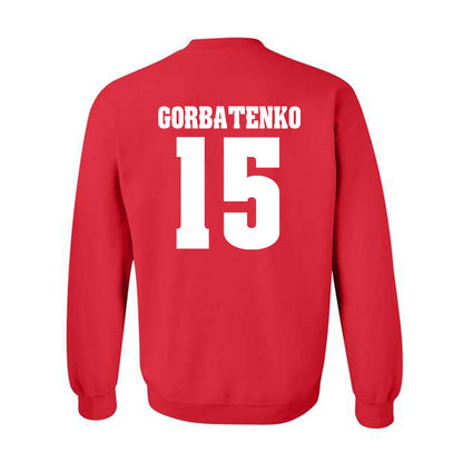 Wisconsin - NCAA Women's Ice Hockey : Nicole Gorbatenko - Classic Shersey Crewneck Sweatshirt-1