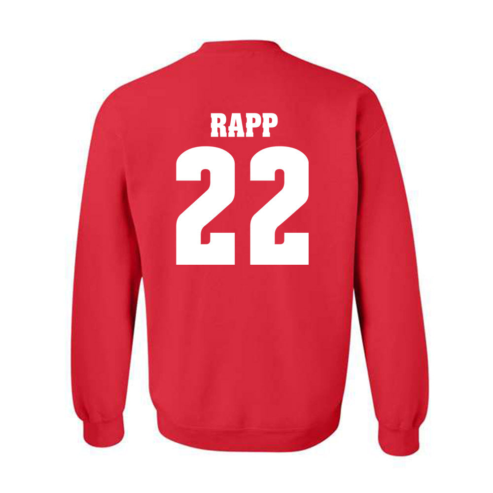 Wisconsin - NCAA Men's Basketball : Austin Rapp - Classic Shersey Crewneck Sweatshirt-1