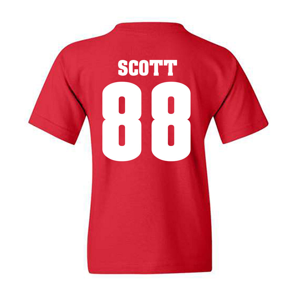 Wisconsin - NCAA Women's Volleyball : Kymora Scott - Classic Shersey Youth T-Shirt-1
