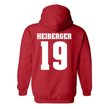 Wisconsin - NCAA Football : Thomas Heiberger - Classic Shersey Hooded Sweatshirt-1