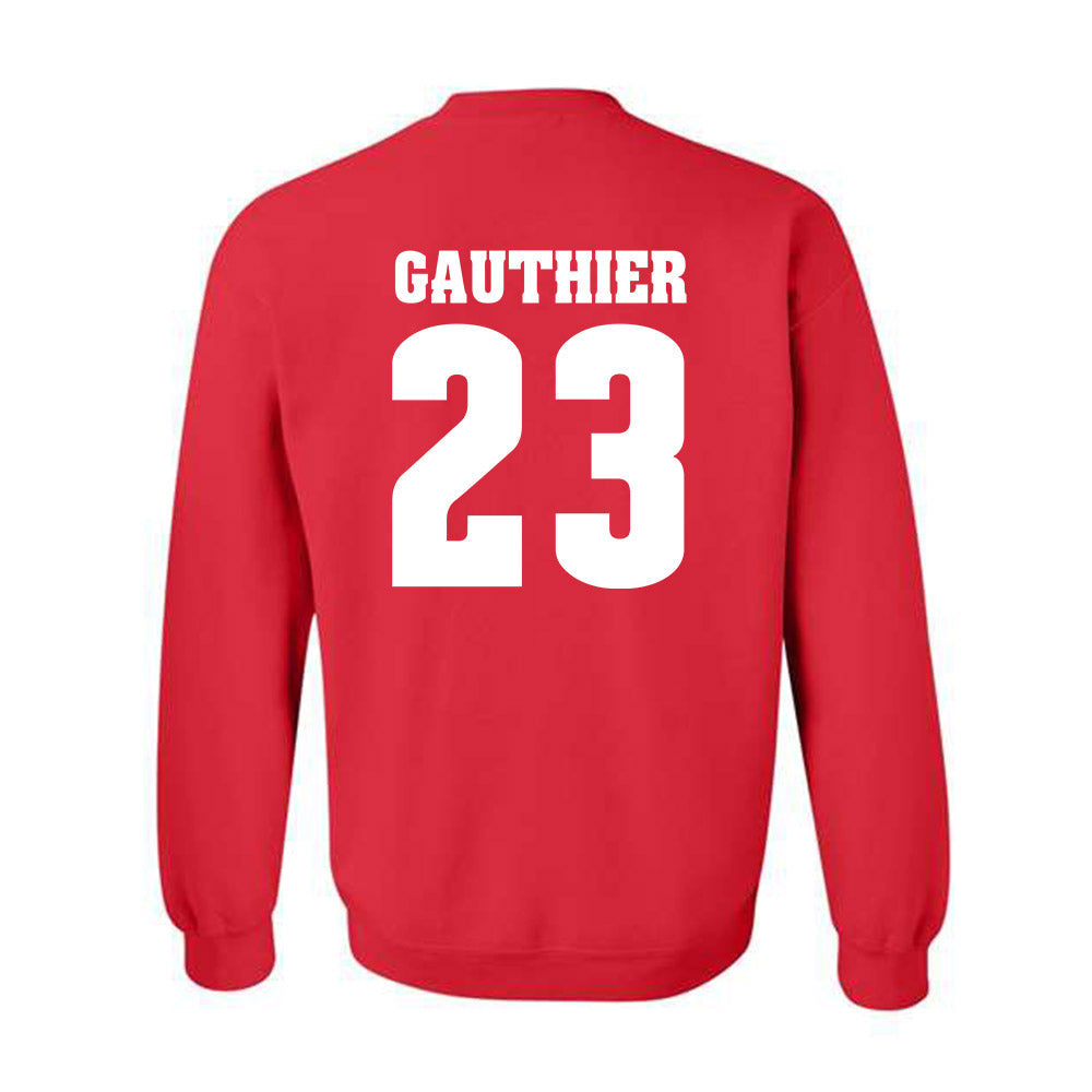 Wisconsin - NCAA Football : Landon Gauthier - Classic Shersey Crewneck Sweatshirt-1