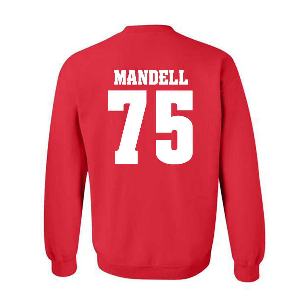Wisconsin - NCAA Football : Emerson Mandell - Classic Shersey Crewneck Sweatshirt-1