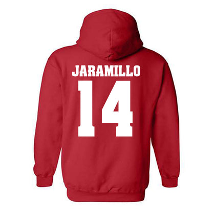 Wisconsin - NCAA Women's Basketball : Reese Jaramillo - Classic Shersey Hooded Sweatshirt-1