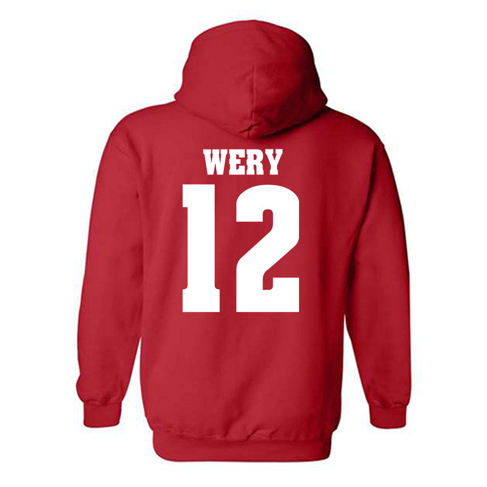 Wisconsin - NCAA Softball : Addison Wery - Classic Shersey Hooded Sweatshirt-1