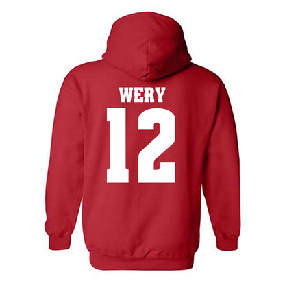 Wisconsin - NCAA Softball : Addison Wery - Classic Shersey Hooded Sweatshirt-1