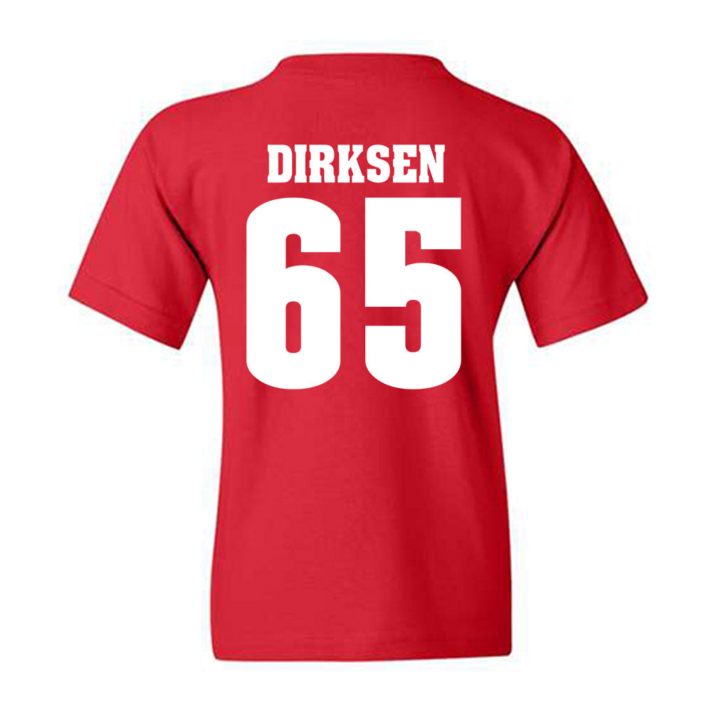 Wisconsin - NCAA Football : Aiden Dirksen - Classic Shersey Youth T-Shirt-1