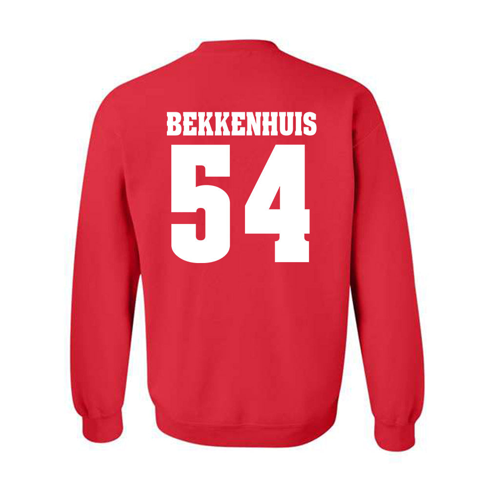 Wisconsin - NCAA Football : Brady Bekkenhuis - Classic Shersey Crewneck Sweatshirt-1