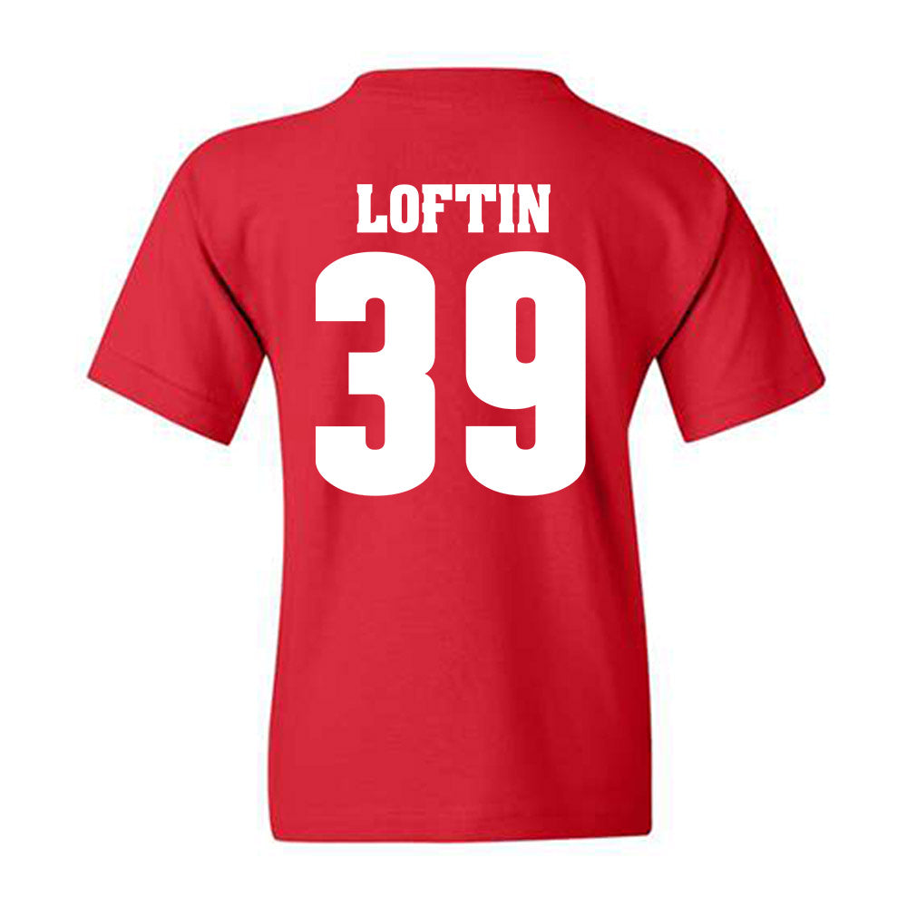 Wisconsin - NCAA Football : Jayden Loftin - Classic Shersey Youth T-Shirt-1