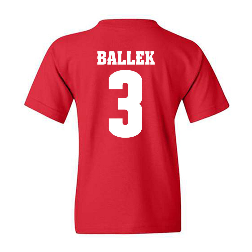 Wisconsin - NCAA Women's Soccer : Abby Ballek - Classic Shersey Youth T-Shirt-1