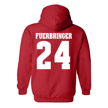 Wisconsin - NCAA Women's Volleyball : Charlie Fuerbringer - Classic Shersey Hooded Sweatshirt-1