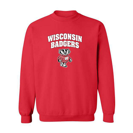Wisconsin - NCAA Football : Eugene Hilton Jr - Classic Shersey Crewneck Sweatshirt-0