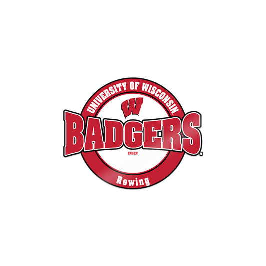Wisconsin - NCAA Men's Rowing : Nathan Engen - Sticker-0