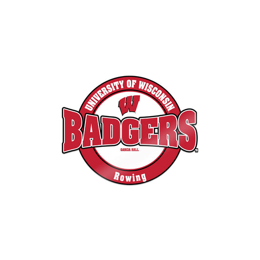 Wisconsin - NCAA Women's Rowing : Piper Garcia Hall - Sticker-0