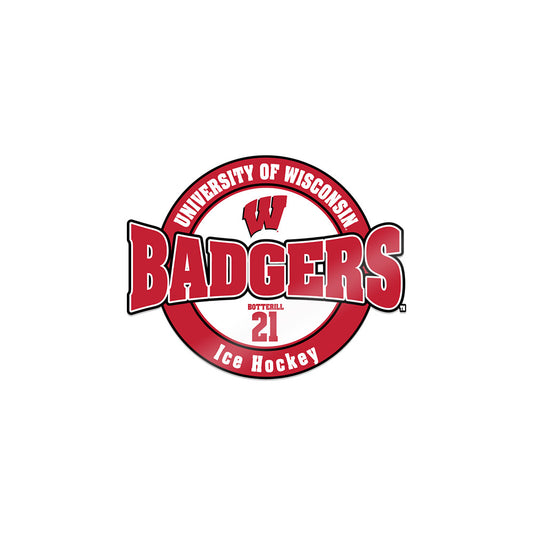 Wisconsin - NCAA Men's Ice Hockey : Ryan Botterill - Sticker-0