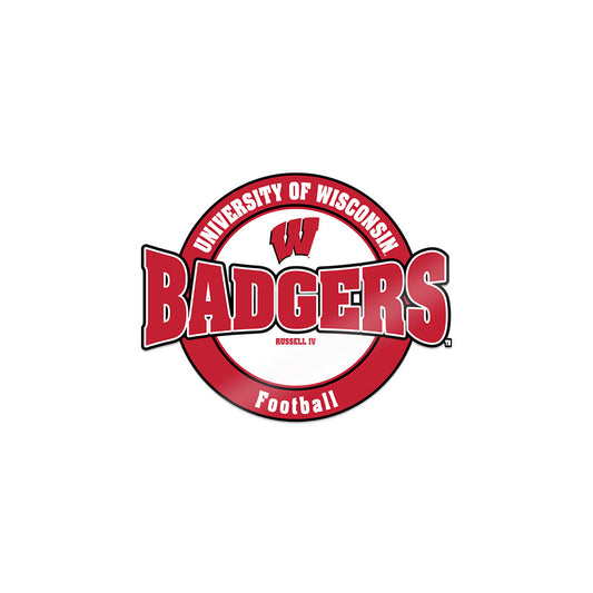 Wisconsin - NCAA Football : Hammond Russell IV - Sticker-0