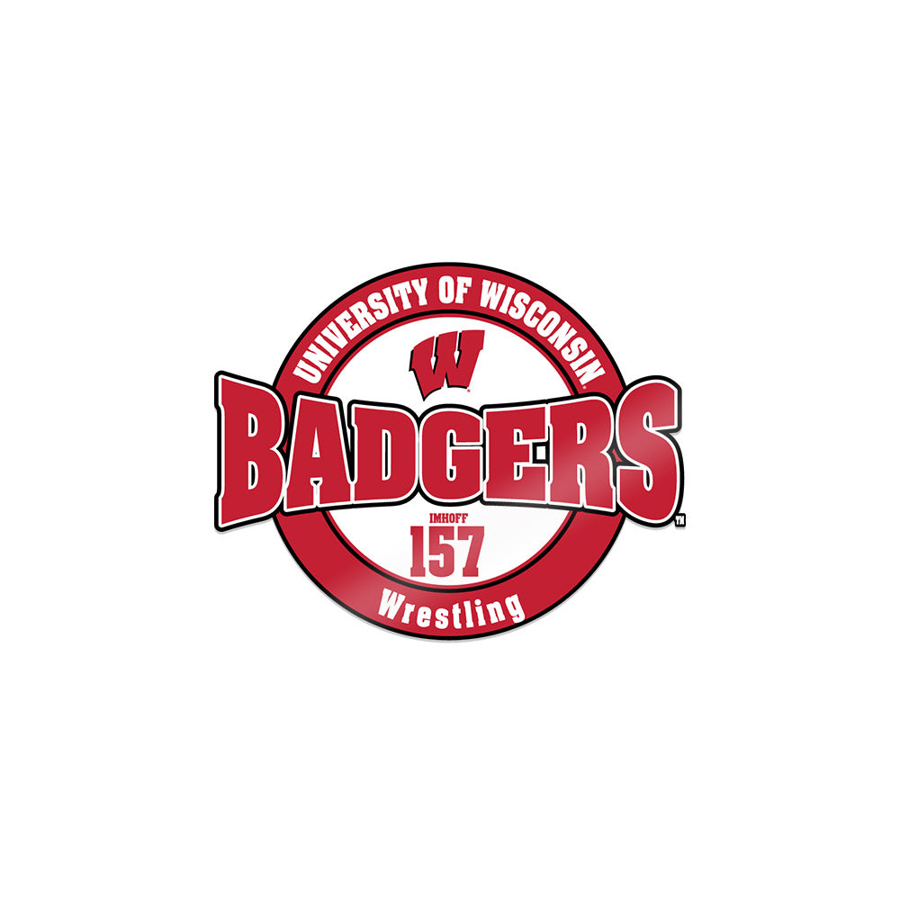 Wisconsin - NCAA Wrestling : Tyson Imhoff - Sticker-0