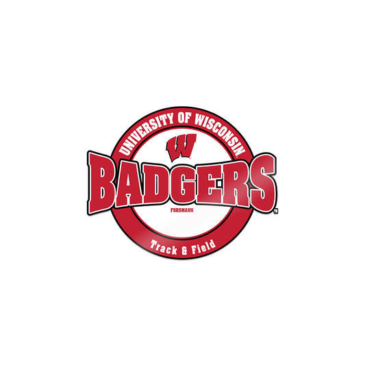 Wisconsin - NCAA Men's Track & Field : Lorenz Forsmann - Sticker-0