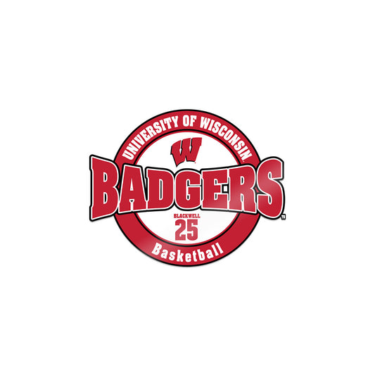 Wisconsin - NCAA Men's Basketball : Jonathan Blackwell - Sticker-0