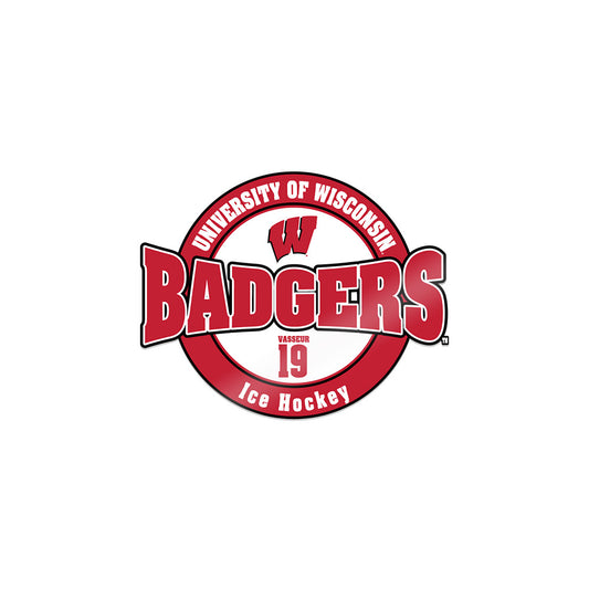 Wisconsin - NCAA Women's Ice Hockey : Isabella Vasseur - Sticker-0