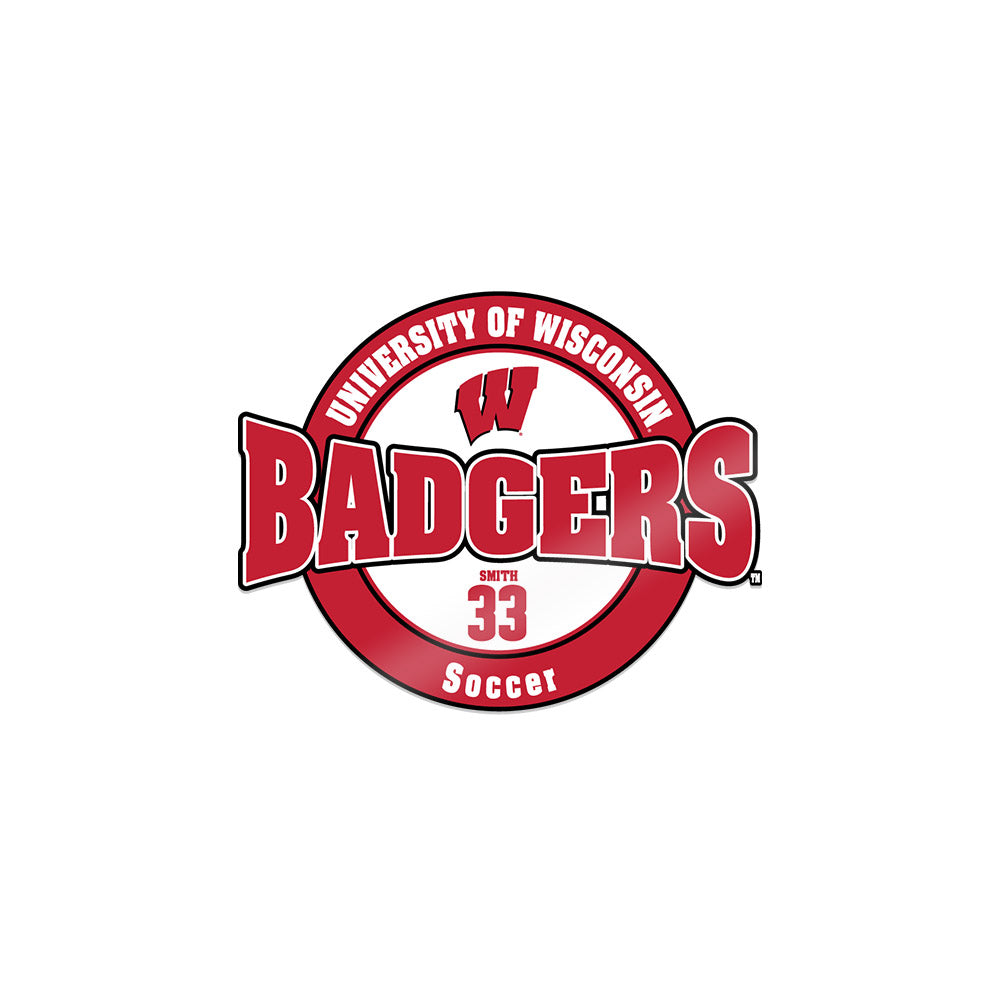 Wisconsin - NCAA Men's Soccer : Charlie Smith - Sticker-0