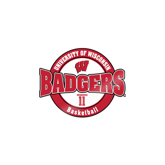 Wisconsin - NCAA Women's Basketball : Jovana Spasovski - Sticker-0